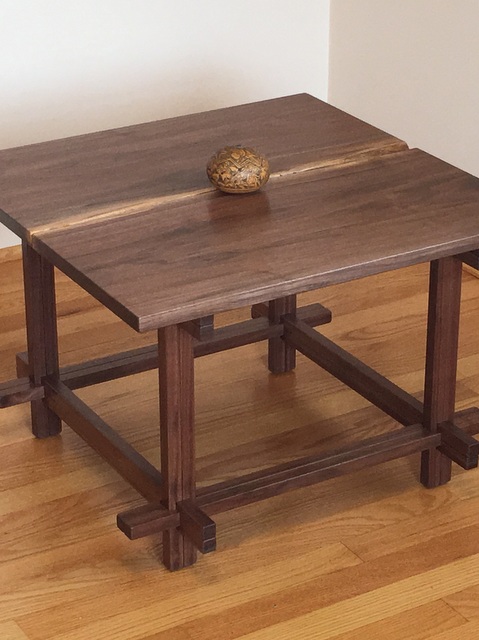 Walnut Puzzle Coffee Table Album